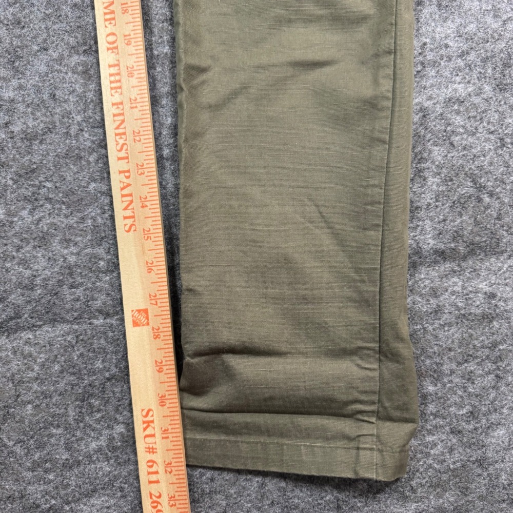 Outerknown Nomad Chino Pant Mens 34x32) Olive Green Cotton Hemp Stretch - Picture 8 of 9
